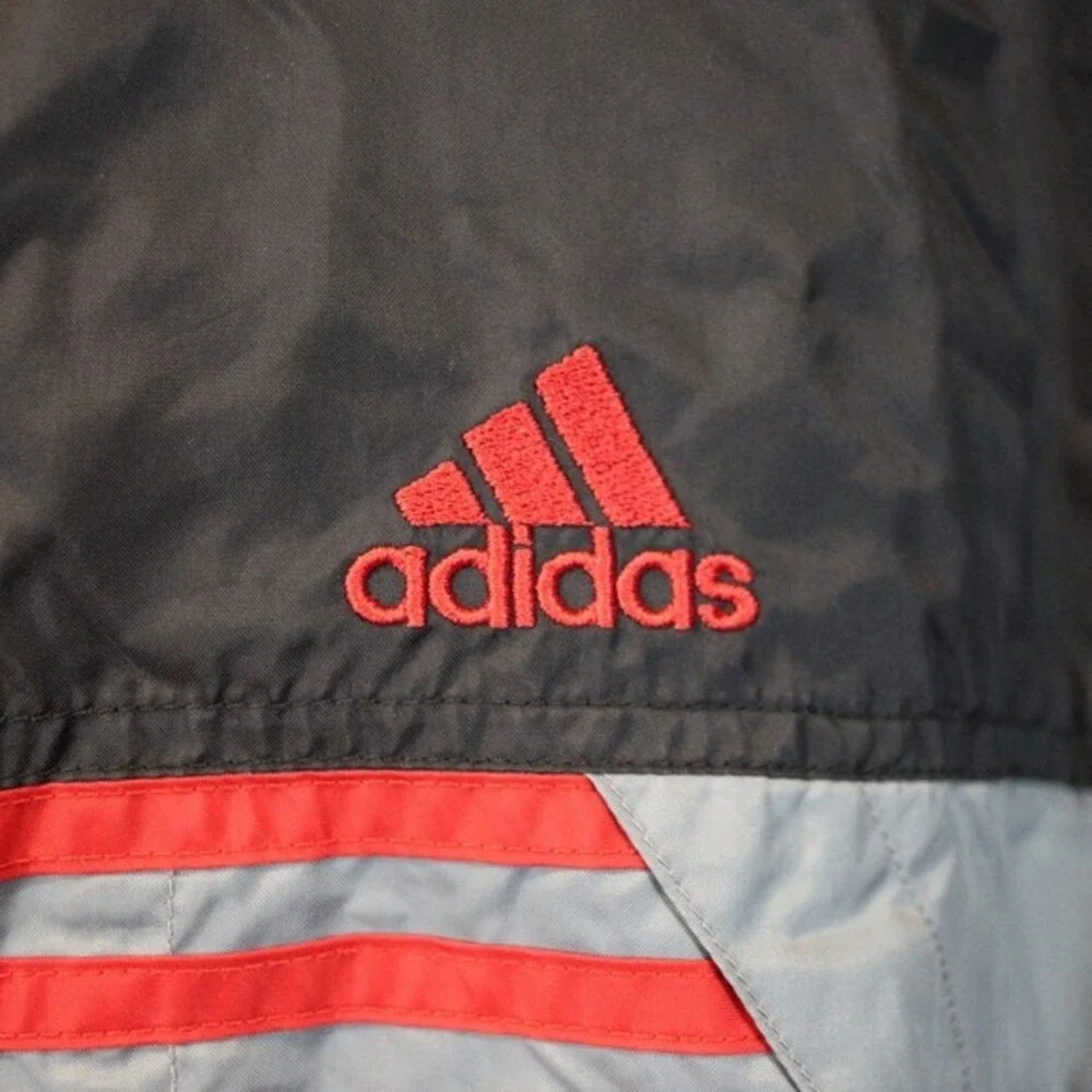 Adidas Gray & Black Pullover Windbreaker XL
